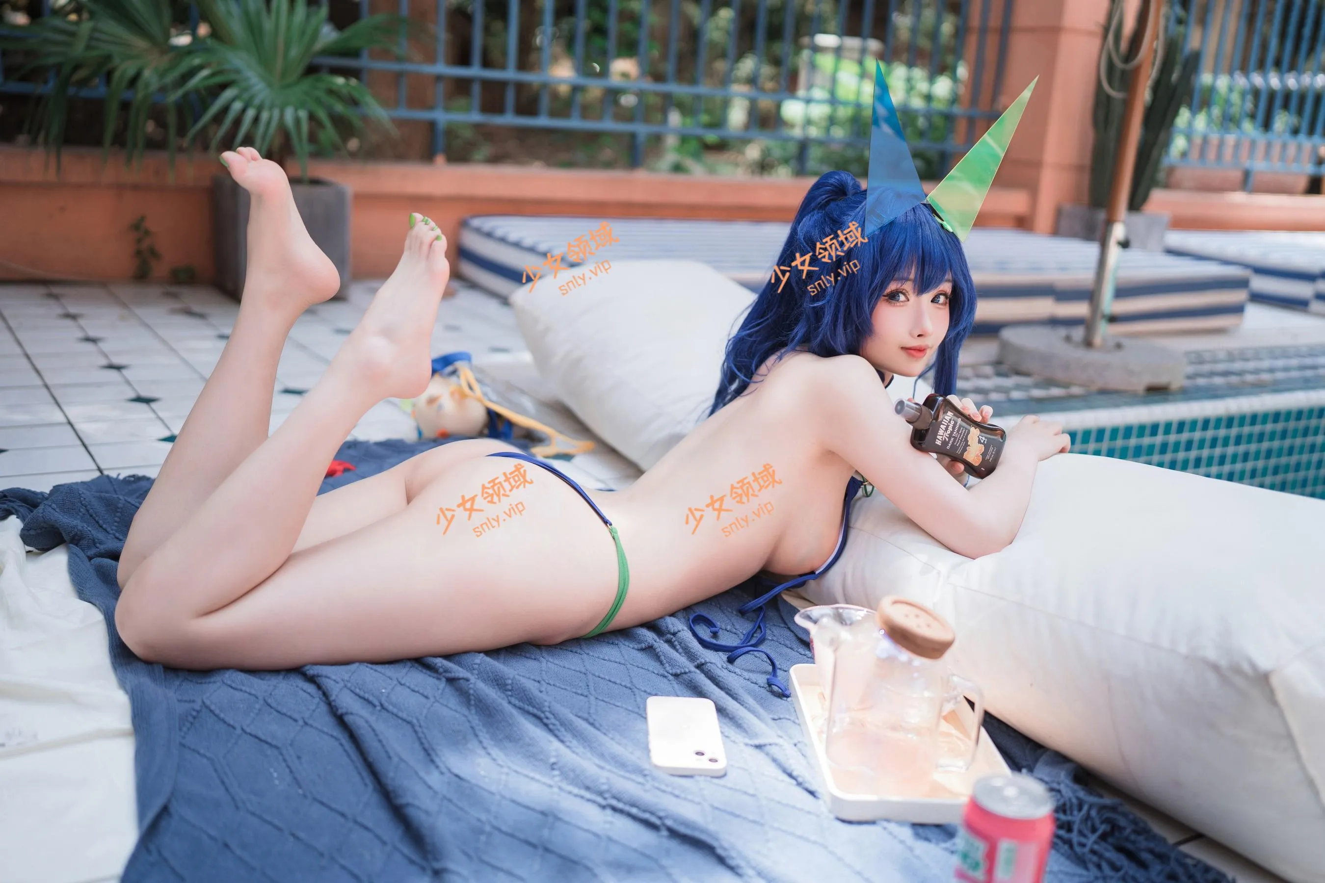 rioko凉凉子 – NO.119 碧蓝航线 花园 [31P]插图4